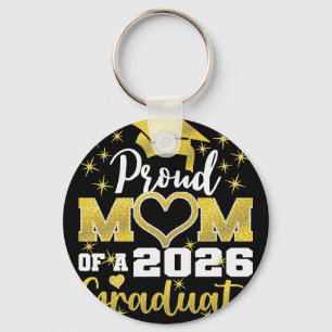 Super Proud Mum Of 2026 Graduate Senior Graduation Key Ring