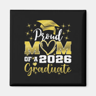 Super Proud Mum Of 2026 Graduate Senior Graduation Magnet