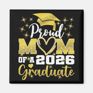 Super Proud Mum Of 2026 Graduate Senior Graduation Magnet
