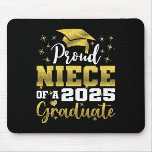 Super Proud Niece Of 2025 Graduate Senior Graduati Mouse Pad