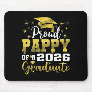 Super Proud Pappy Of 2026 Graduate Senior Graduati Mouse Pad