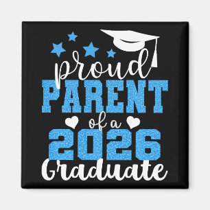 Super Proud Parent Of 2026 Graduate Senior Graduat Magnet
