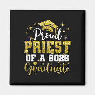 Super Proud Priest Of 2026 Graduate Senior Graduat Magnet