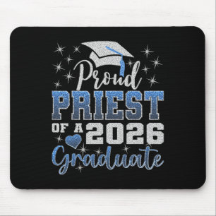 Super Proud Priest Of 2026 Graduate Senior Graduat Mouse Pad