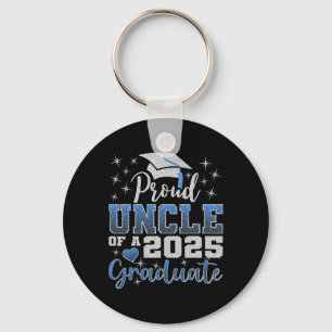 Super Proud Uncle Of 2025 Graduate Awesome Family  Key Ring