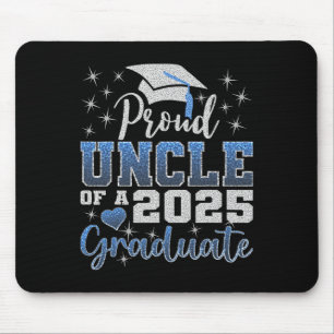 Super Proud Uncle Of 2025 Graduate Awesome Family Mouse Pad