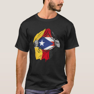 Super Puerto Rican Germany German Heritage Proud R T-Shirt