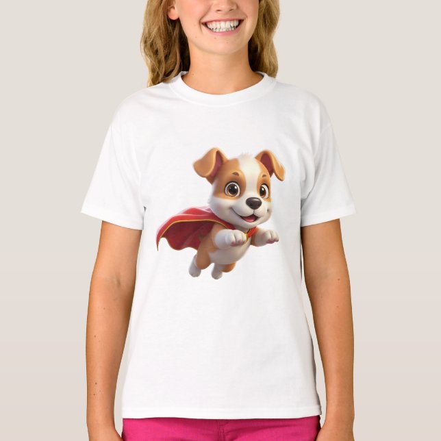 Super Puppy 3D T-Shirt (Front)