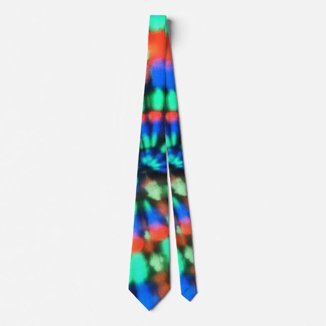Super Rainbow Tie Dye Necktie (Front)