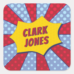 SUPER (RED) SQUARE STICKER