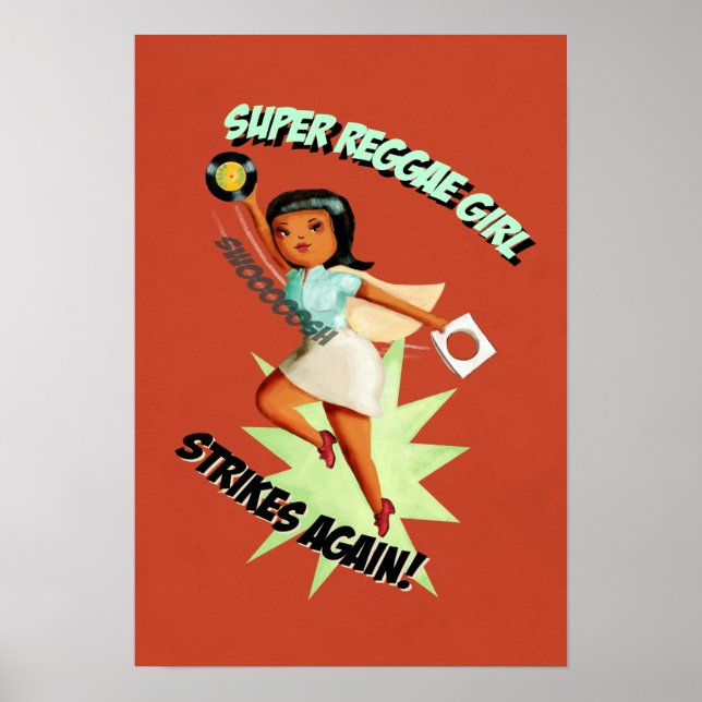 Super Reggae Girl Poster (Front)