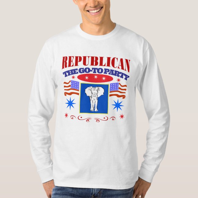 super republican party T-Shirt (Front)