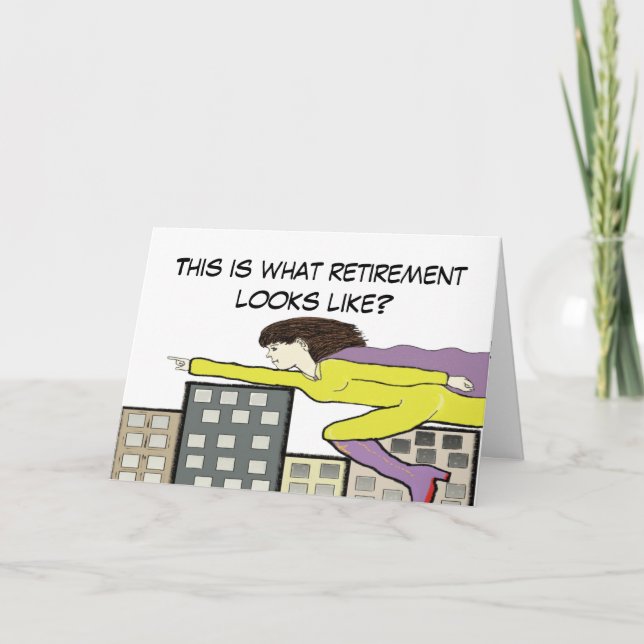 Super retirement Card (Front)