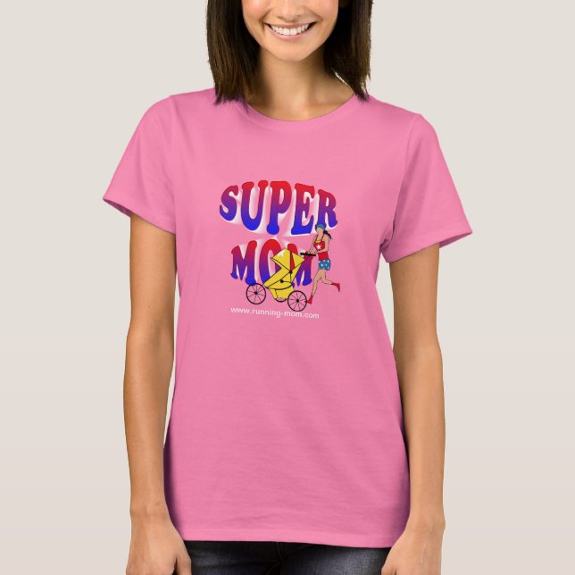 Super Running Mum T-Shirt (Front)