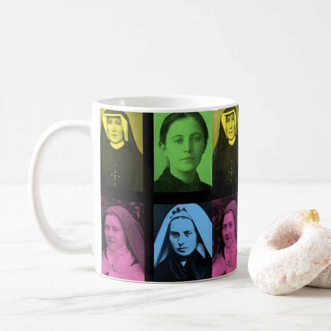 super saints coffee mug (With Donut)