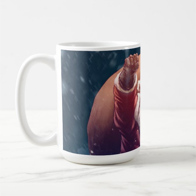 Super Santa Coffee Mug (Left)