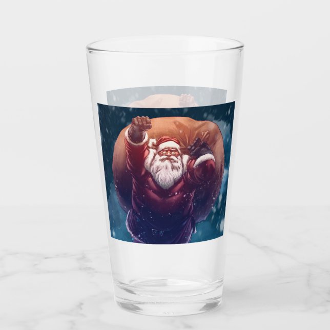 Super Santa Glass (Front)