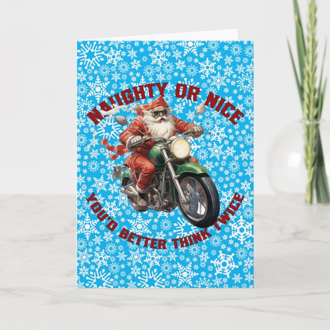 Super Santa greeting card (Front)