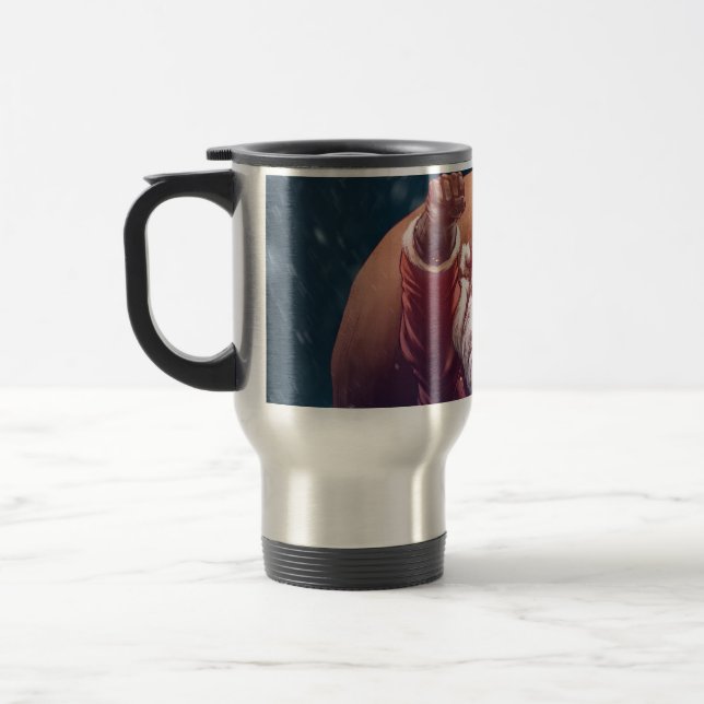 Super Santa Travel Mug (Left)