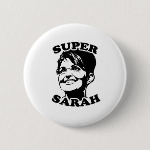 Super Sarah 6 Cm Round Badge