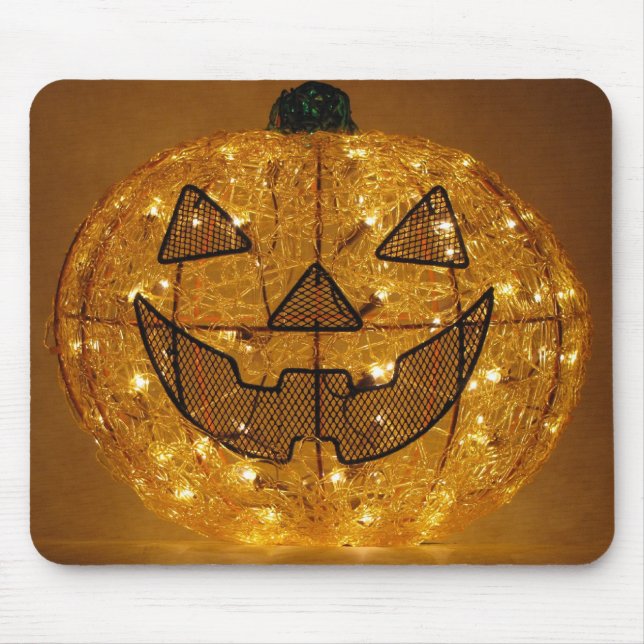 Super Scary Halloween Pumpkin Mouse Pad (Front)