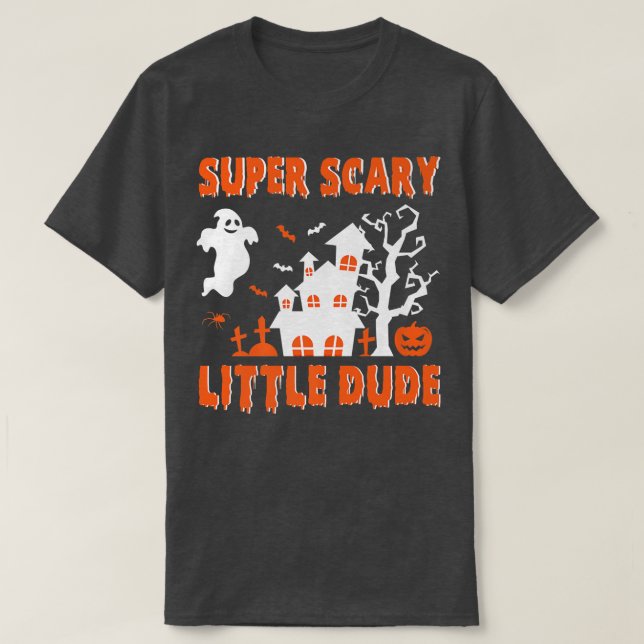 Super Scary Little Dude Halloween Costume  T-Shirt (Design Front)