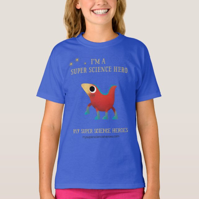 Super Science Girl T-shirt MrO (Front)