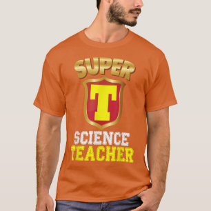 Super Science Teacher Back To School Hero Kids Stu T-Shirt