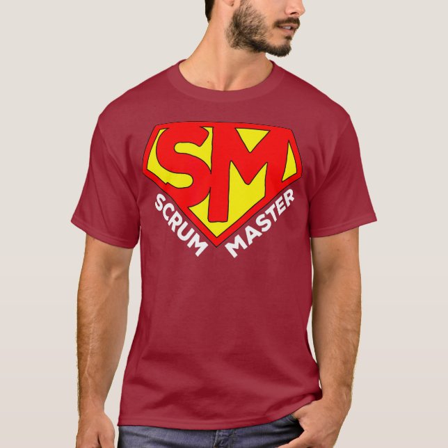 Super Scrum Master  Agile Scrum Master  (2) T-Shirt (Front)