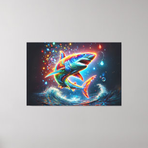 Super Shark Canvas Print