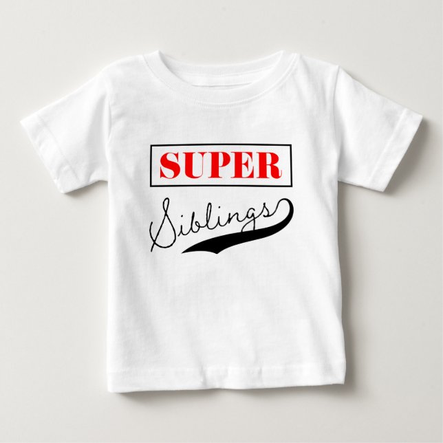 Super Sibling Baby T-Shirt (Front)