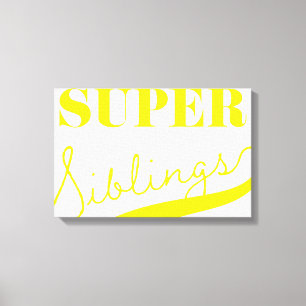 Super Sibling Canvas Print