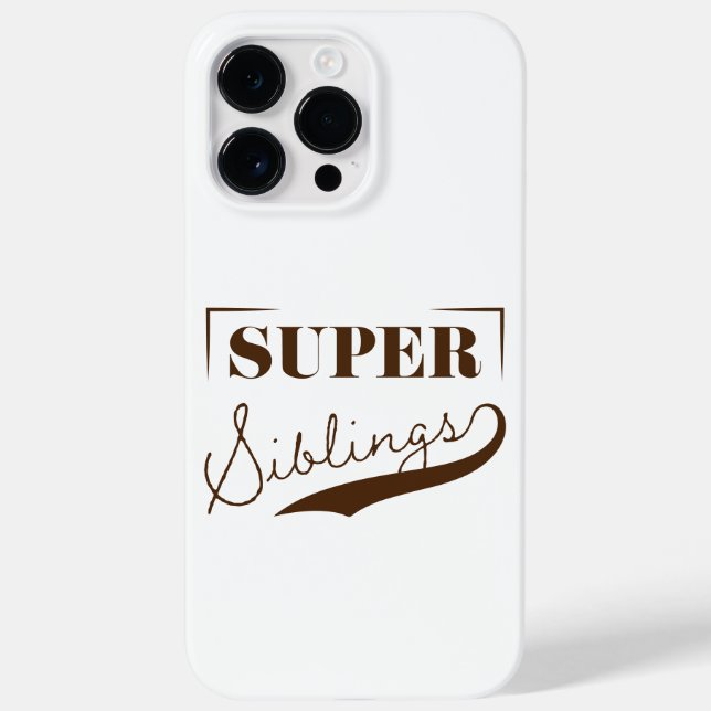 Super Sibling Case-Mate iPhone Case (Back)