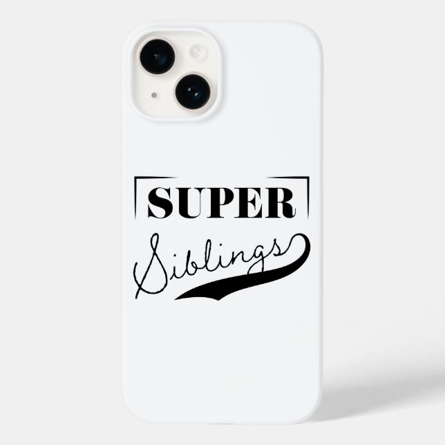 Super Sibling Case-Mate iPhone Case (Back)