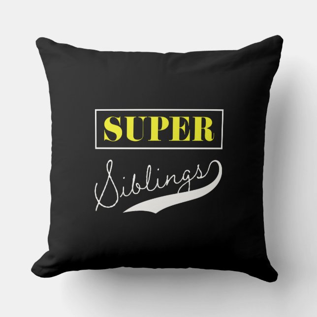 Super Sibling Cushion (Front)