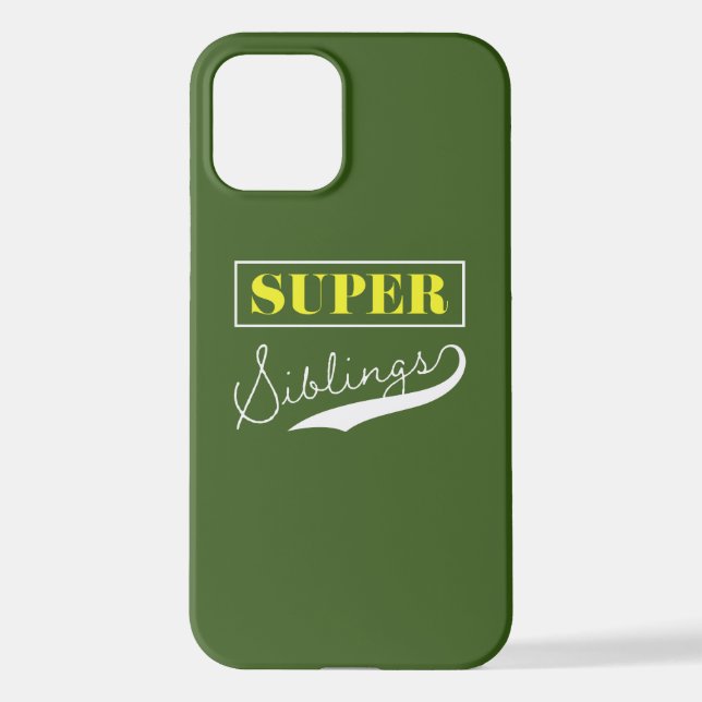 Super Sibling iPhone Case (Back)