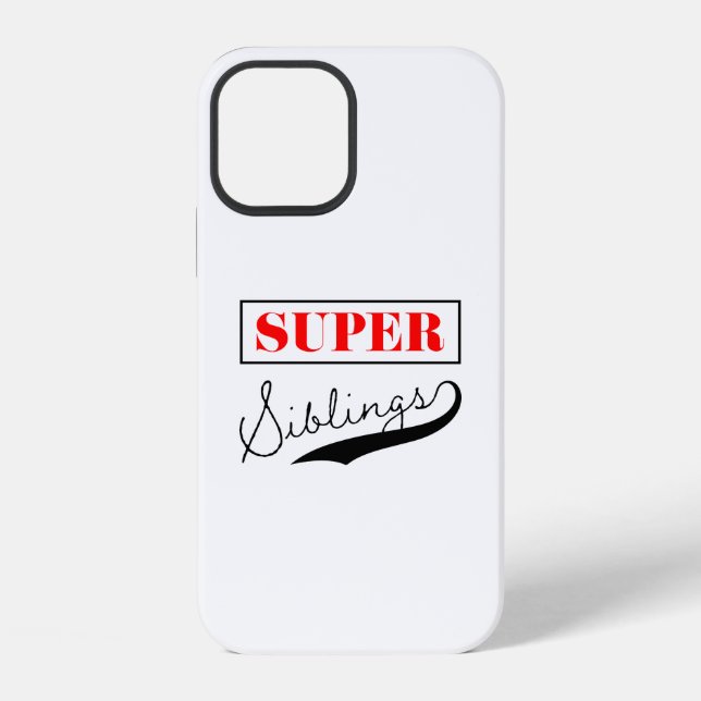 Super Sibling iPhone Case (Back)