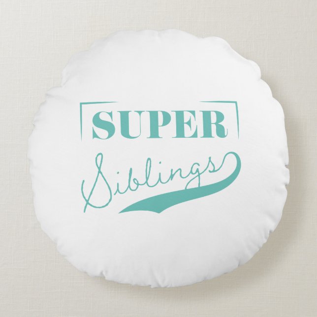 Super Sibling Round Cushion (Front)