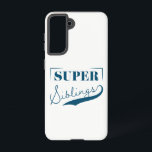 Super Sibling Samsung Galaxy Case<br><div class="desc">Super Sibling is a modern script design that celebrates the courage and resilience of siblings. This design is also available to all members of your family,  so be sure to check it out in store!</div>
