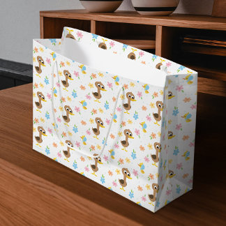 Super Simple | 5 Little Ducks Boy Baby Shower Large Gift Bag