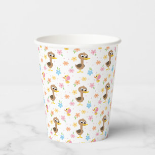 Super Simple 5 Little Ducks Girl Baby Shower Paper Cups