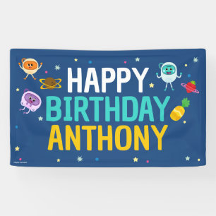 Super Simple   Bumble Nums Space Birthday Banner