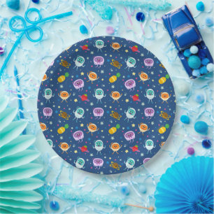 Super Simple Bumble Nums Space Birthday Paper Plate
