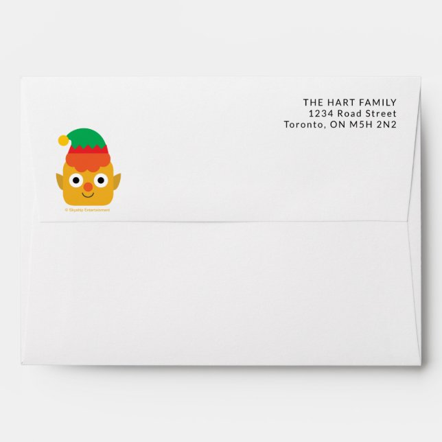 Super Simple | Holiday Cheesy  Envelope (Back (Top Flap))