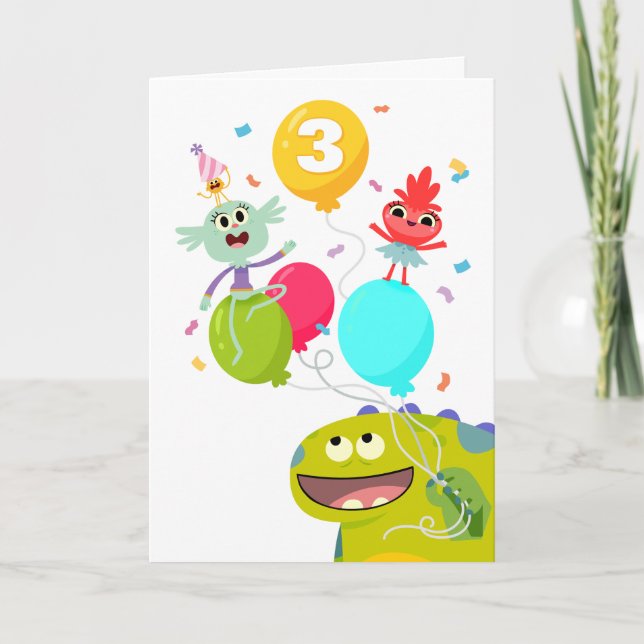 Super Simple | Rhymington Confetti Birthday Card (Front)
