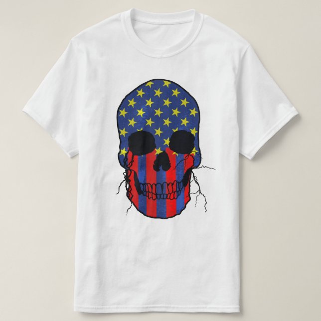 Super Skull Warrior  T-Shirt (Design Front)