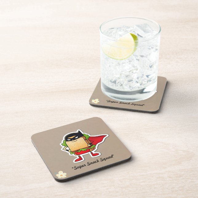 "Super Snack Squad" Coaster (Right Side)