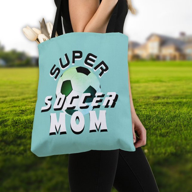Super Soccer Mum Sport Mother Mother`s Day Tote Bag (Creator Uploaded)