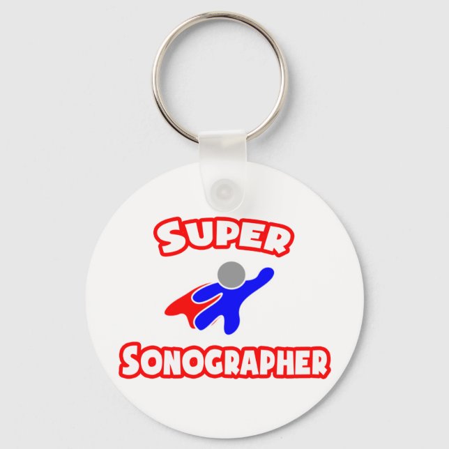 Super Sonographer Key Ring (Front)