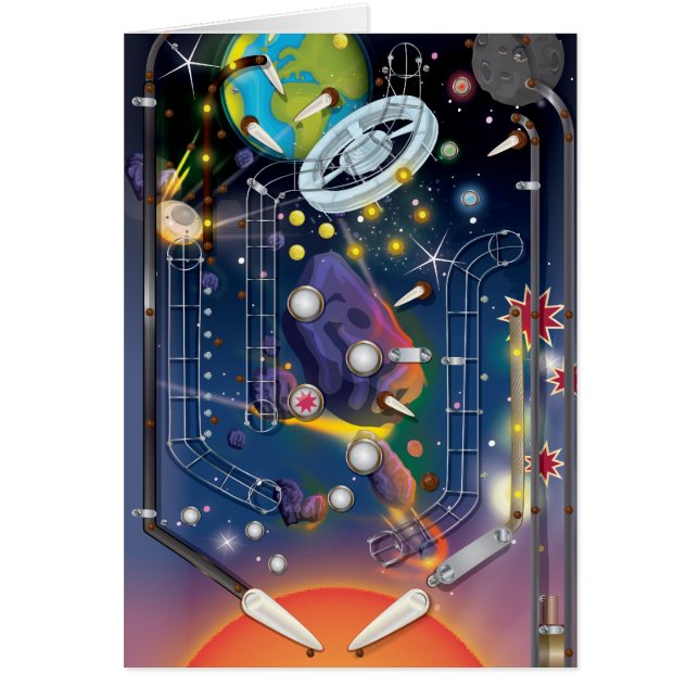 Super Space Pinball Machine (Front)